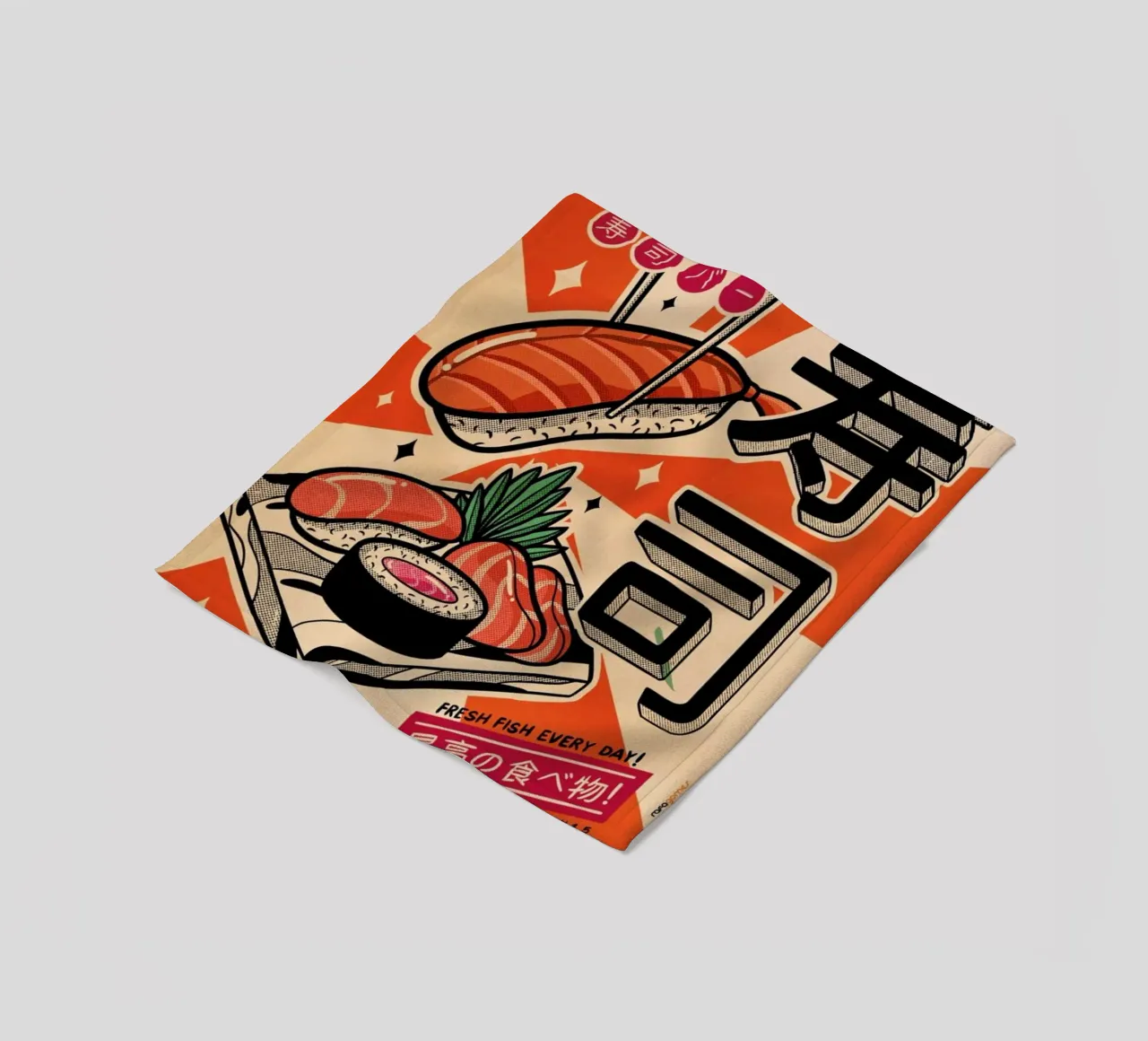 Sushi Every Day coperta in pile da Rafa Gomes