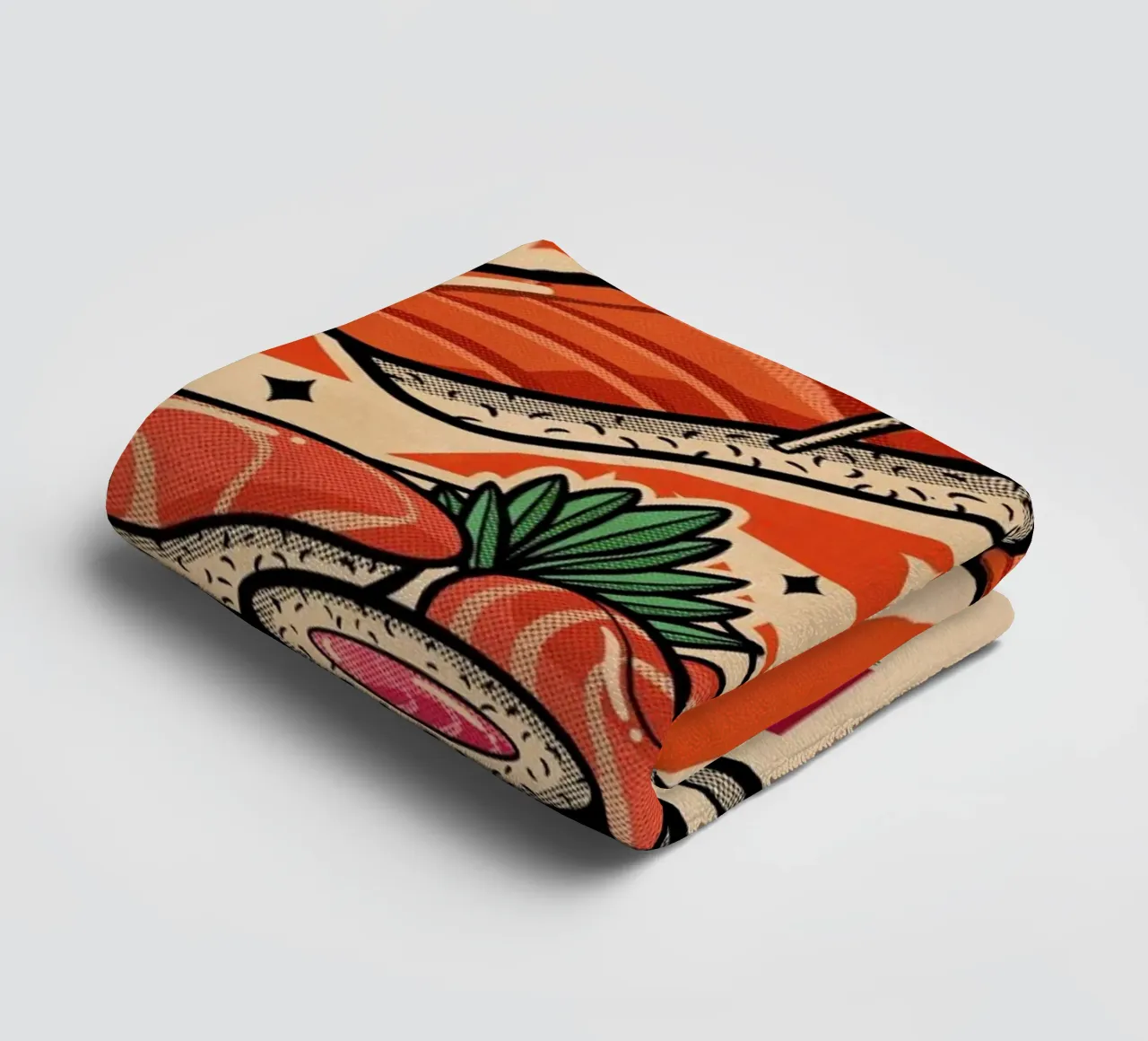 Sushi Every Day asciugamano da bagno da Rafa Gomes