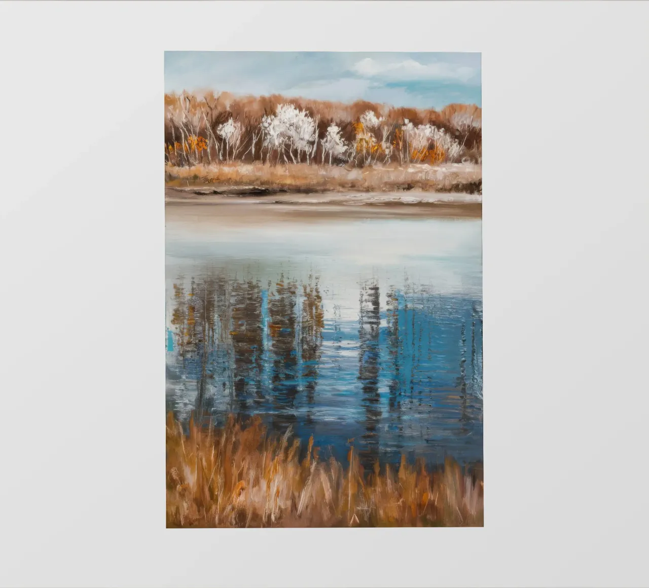 Calma lacustre riflessiva telo in pvc da Verve Pigments