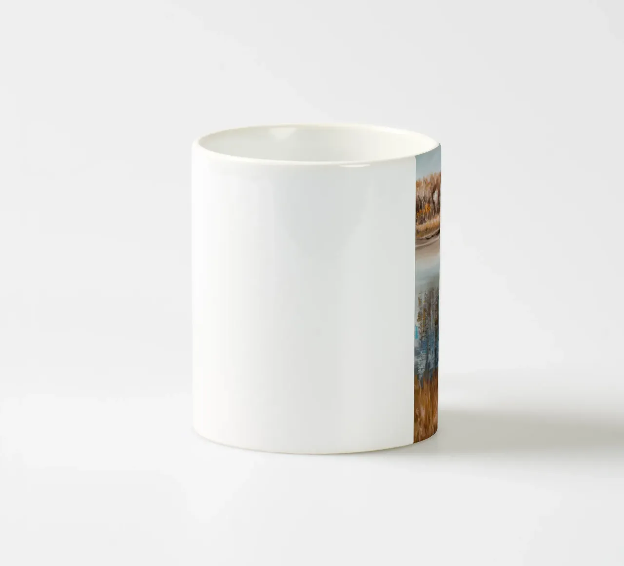 Calma lacustre riflessiva tazza in ceramica da Verve Pigments