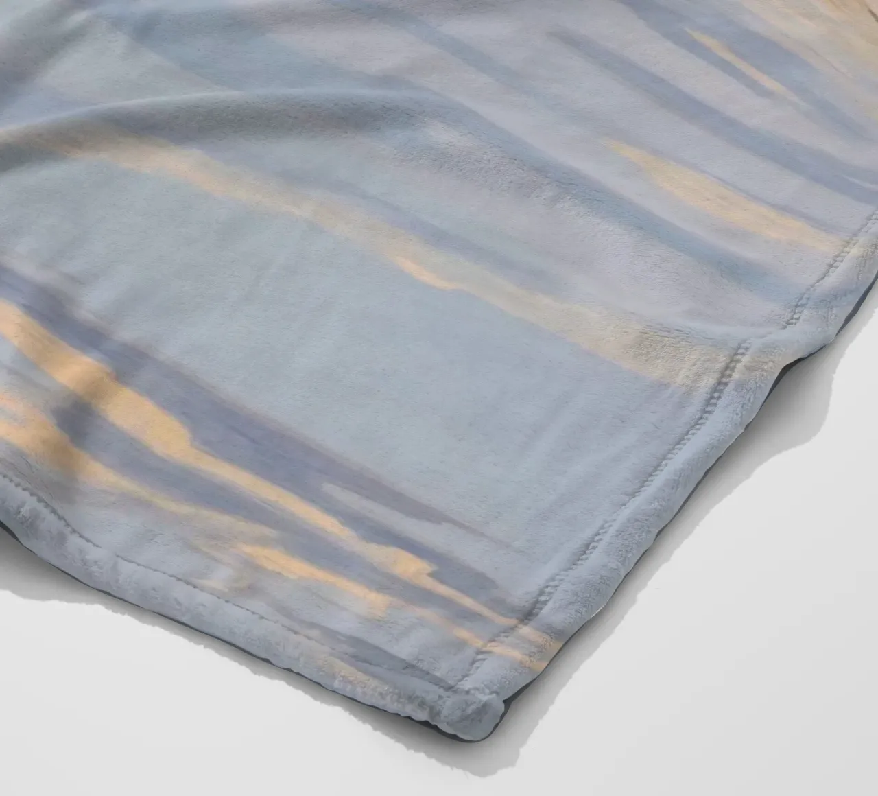 Fiume Crepuscolo Pace coperta in pile da Verve Pigments