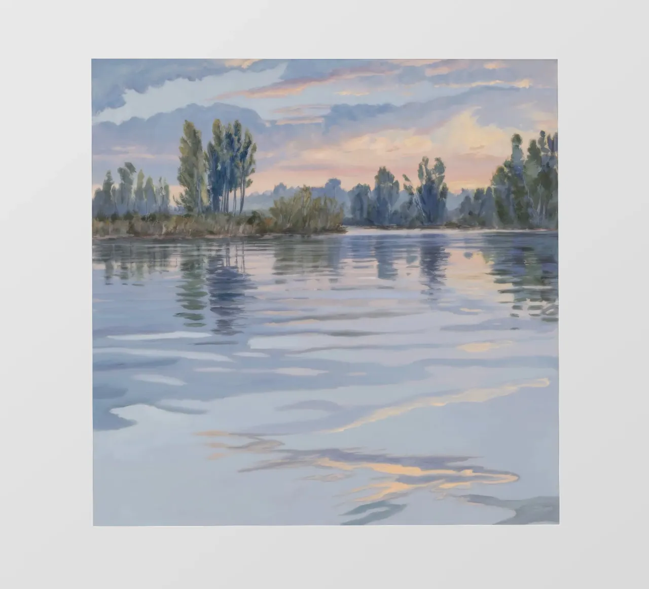 Fiume Crepuscolo Pace pellicola backlit da Verve Pigments