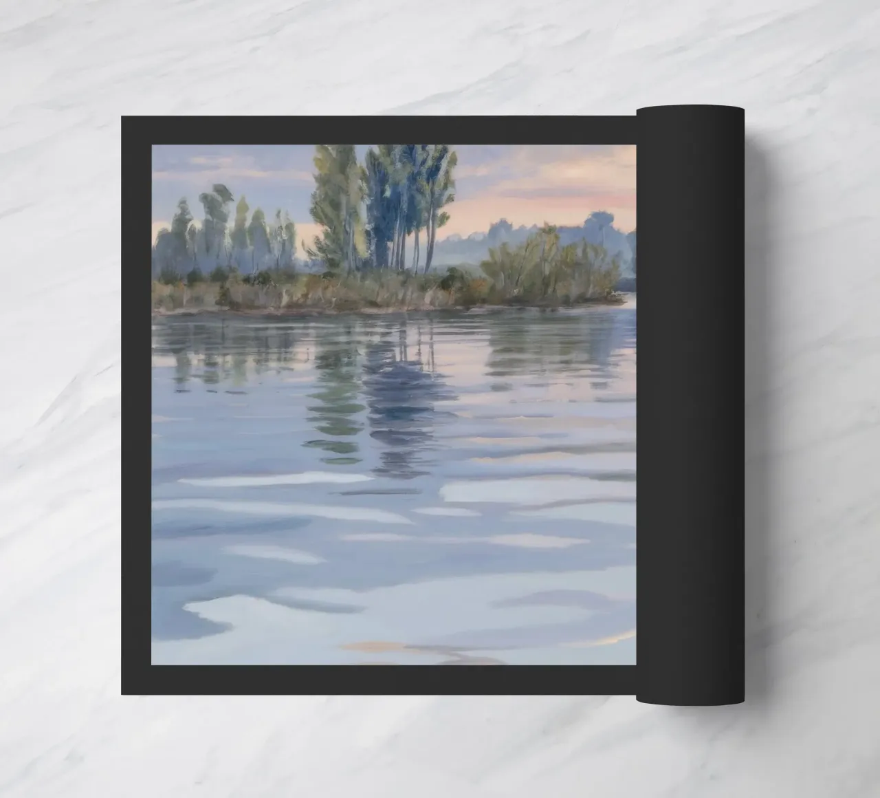 Fiume Crepuscolo Pace zerbino da Verve Pigments