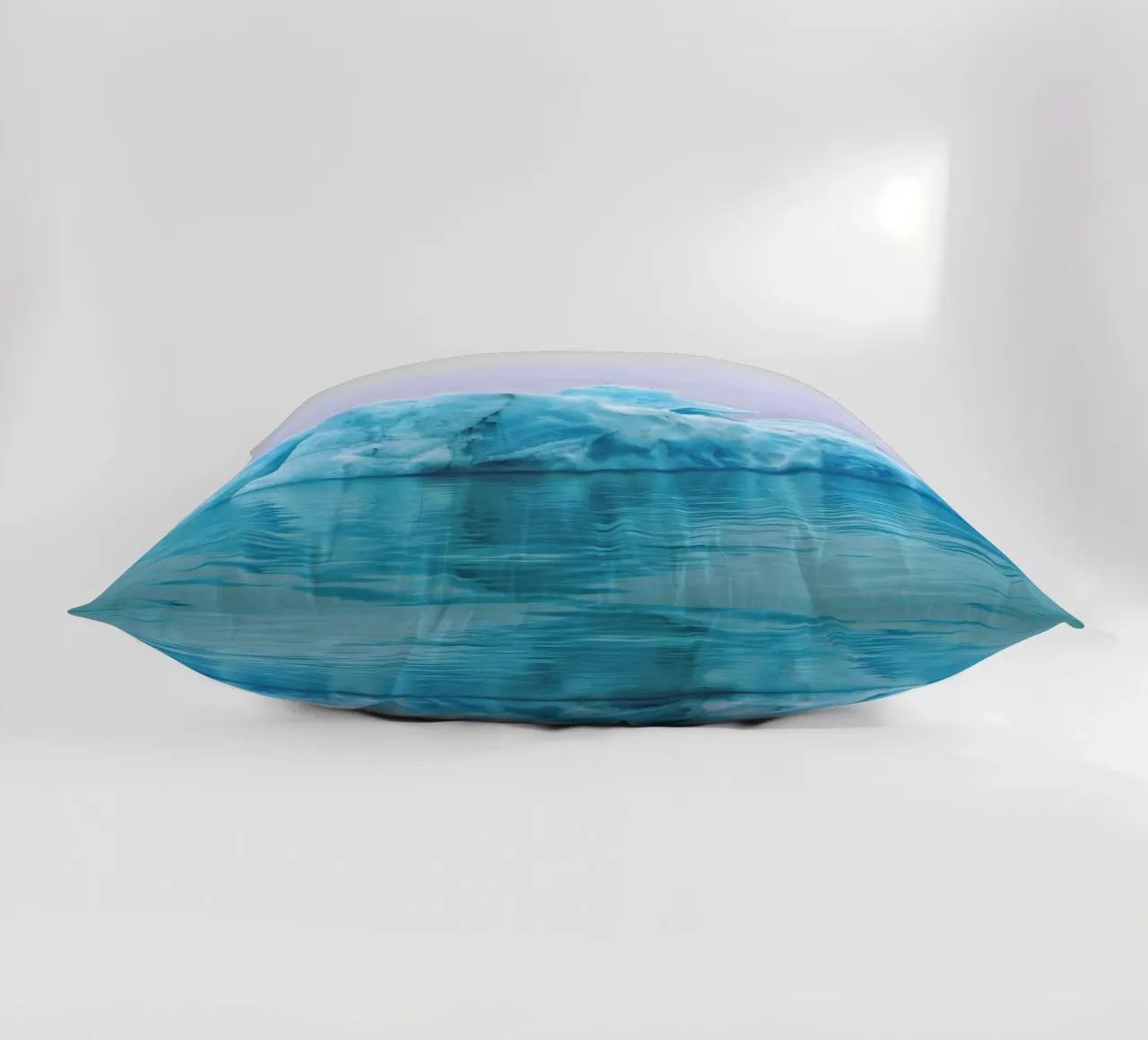 Iceland #04: Jökulsárlón's Sapphire Giant decorative cushion by zenitt
