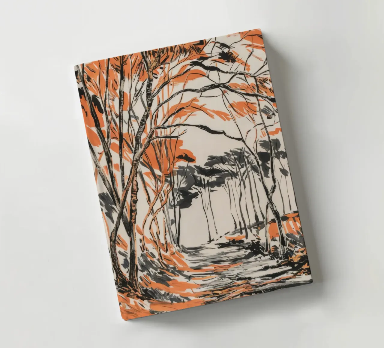 Autumn Pathway Elegance notebook by Verve Pigments