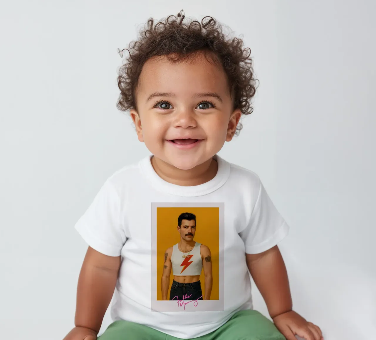 Freddie Mercury – Lightning Icon maglietta neonato da CNTRL