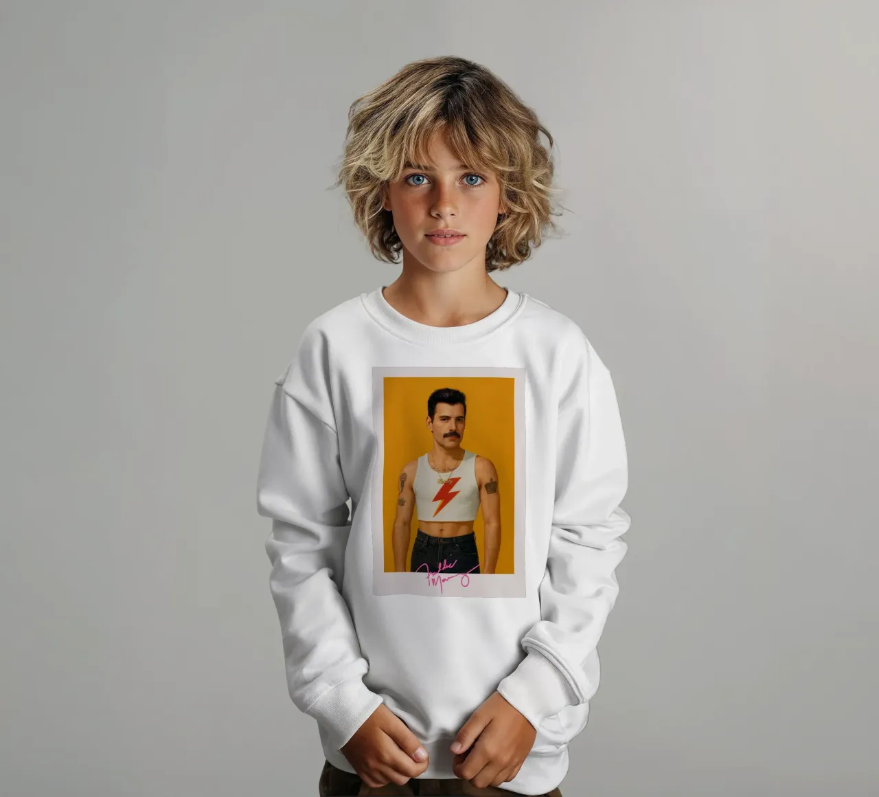 Freddie Mercury – Lightning Icon felpa bambino da CNTRL