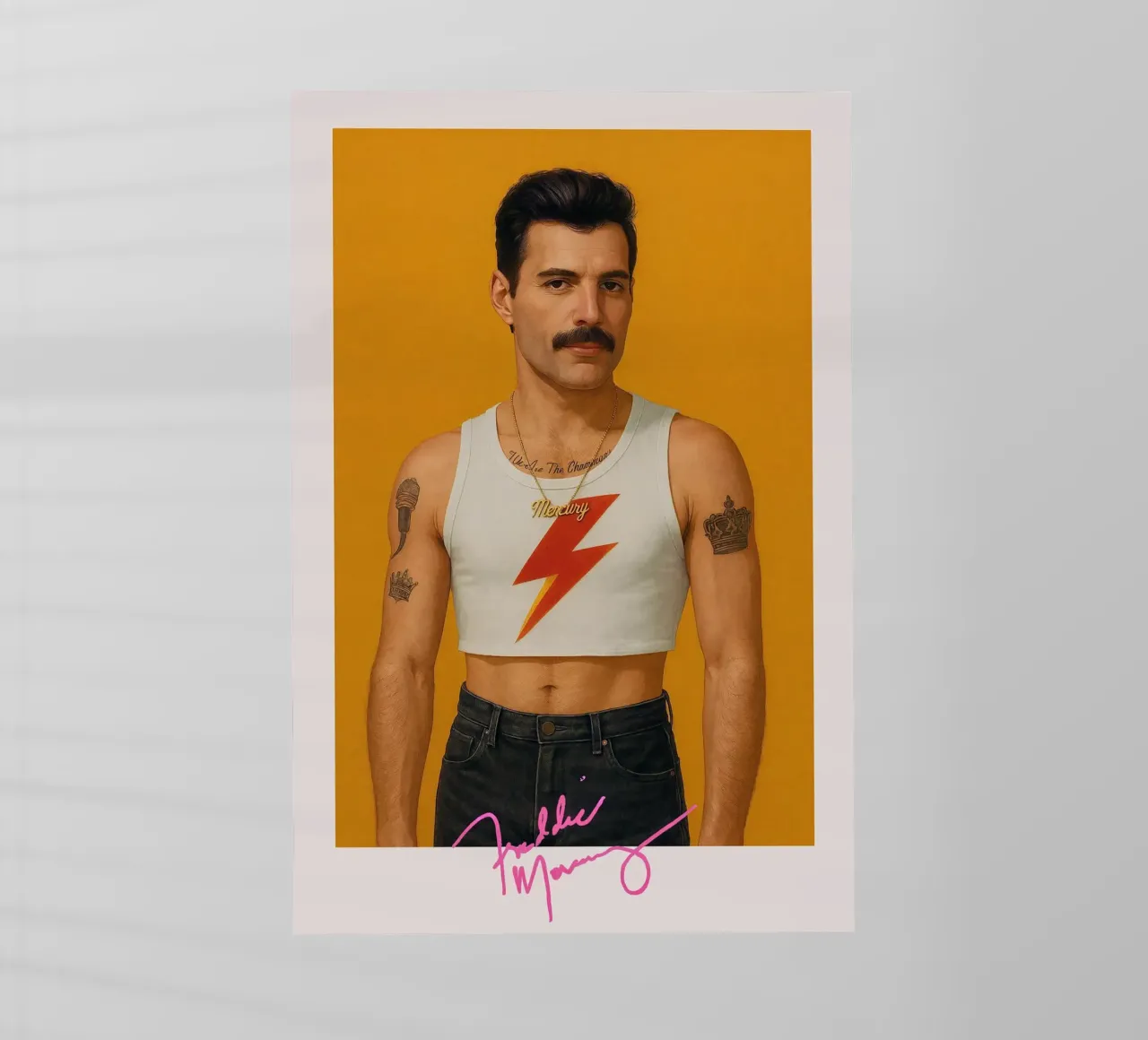 Freddie Mercury – Lightning Icon pellicola backlit da CNTRL