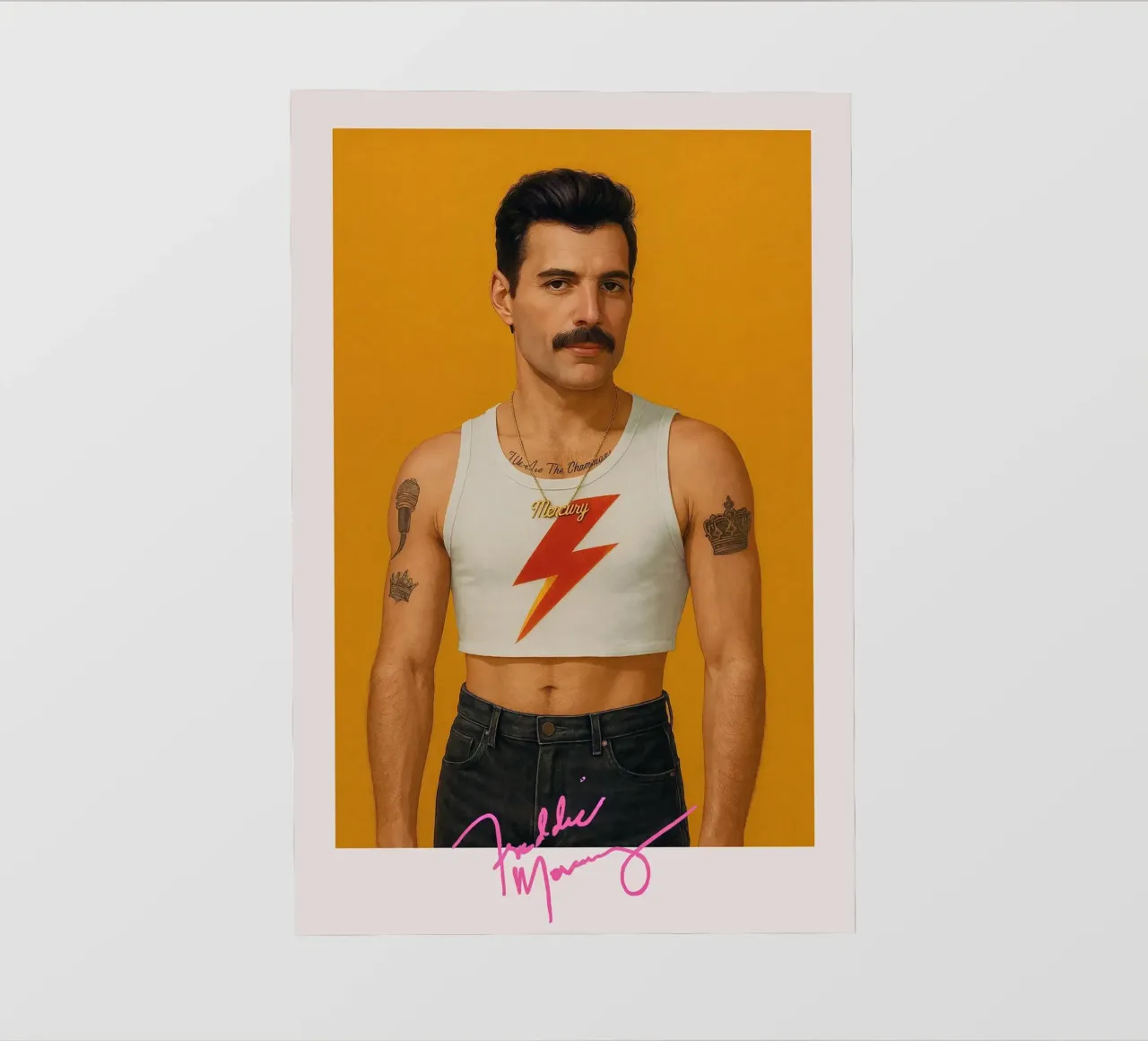 Freddie Mercury – Lightning Icon pellicola backlit da CNTRL