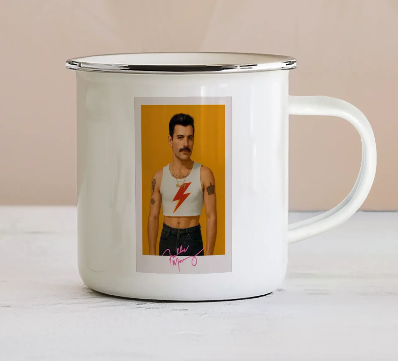 Freddie Mercury – Lightning Icon tazza in smalto da CNTRL
