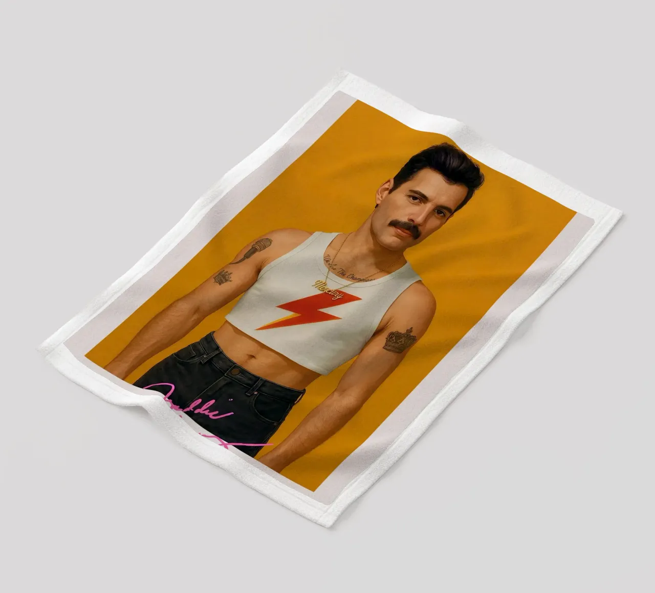 Freddie Mercury – Lightning Icon coperta in pile da CNTRL