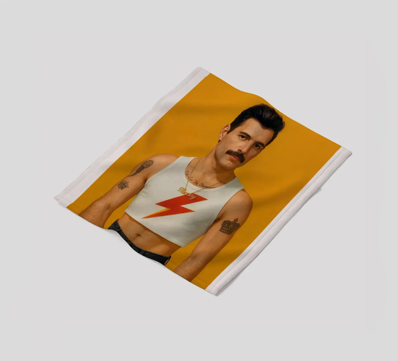 Freddie Mercury – Lightning Icon coperta in pile da CNTRL