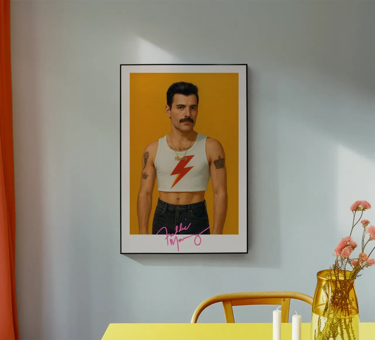 Freddie Mercury – Lightning Icon plexiglass da CNTRL