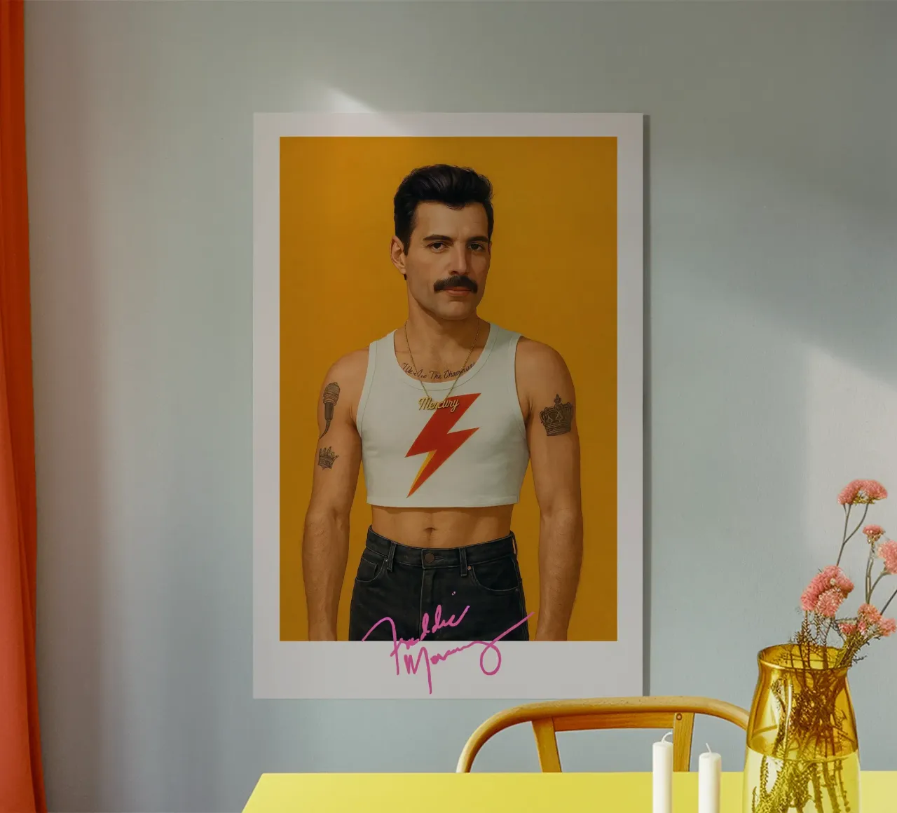 Freddie Mercury – Lightning Icon plexiglass da CNTRL