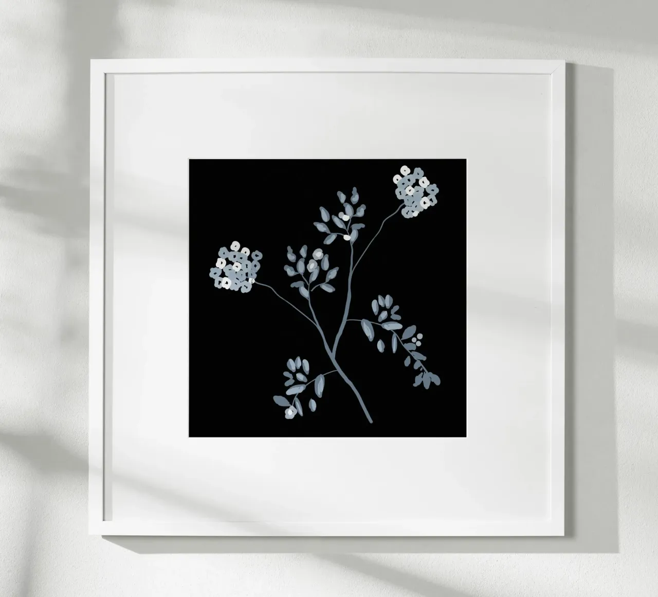 Flowers from Heaven's Door poster avec cadre en aluminium de mysteriouscoco