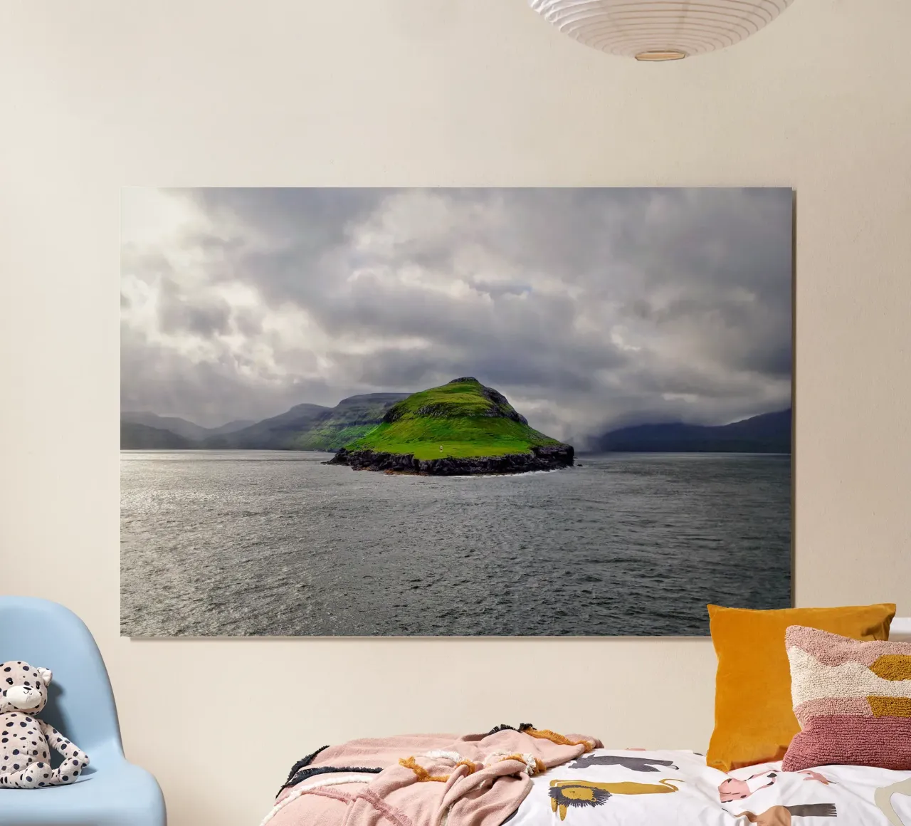 Faroes #05:  Lighthouse Serenity carta hahnemühle da zenitt