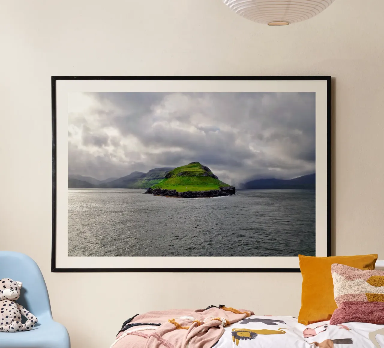 Faroes #05:  Lighthouse Serenity carta hahnemühle da zenitt