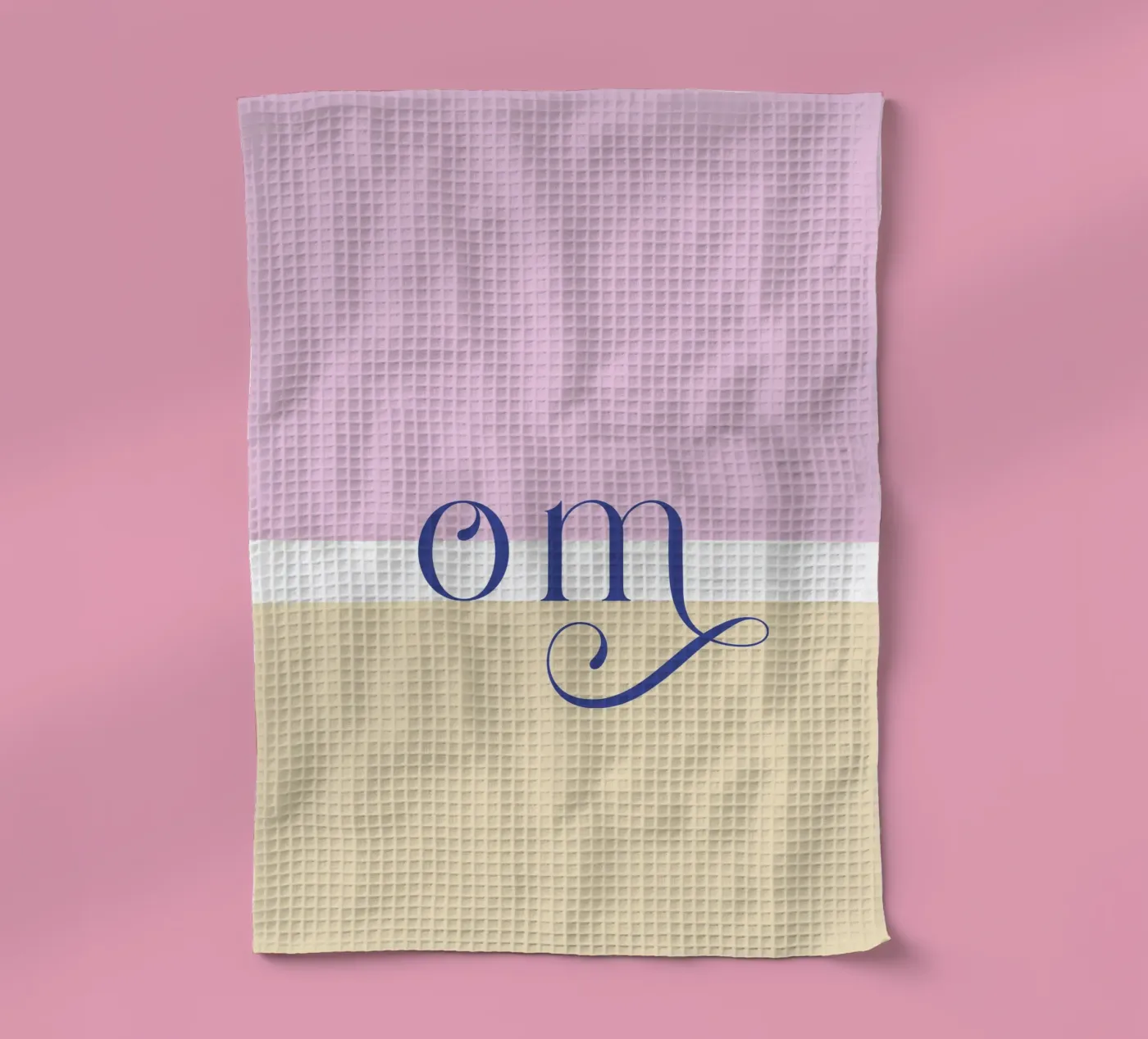 Om tea towel by mymia