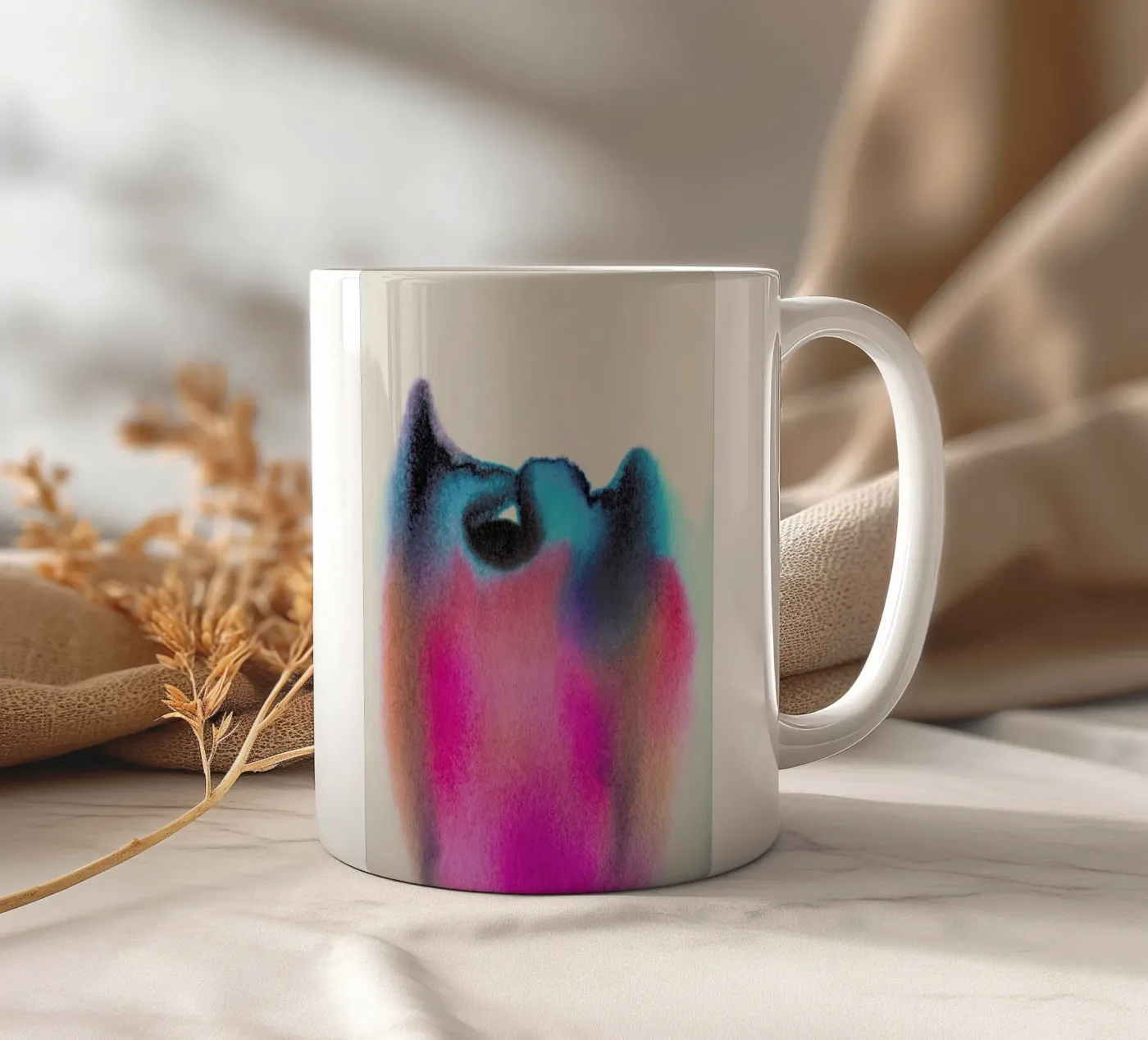 Flames ceramic mug by Studio One