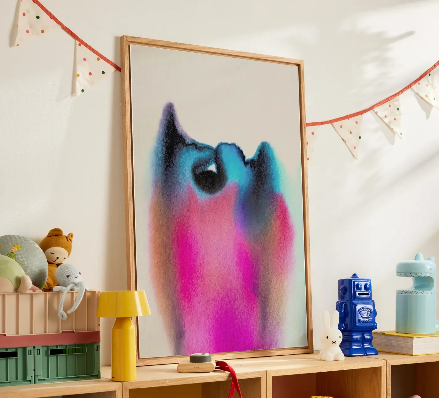 Flames acryl van Studio One