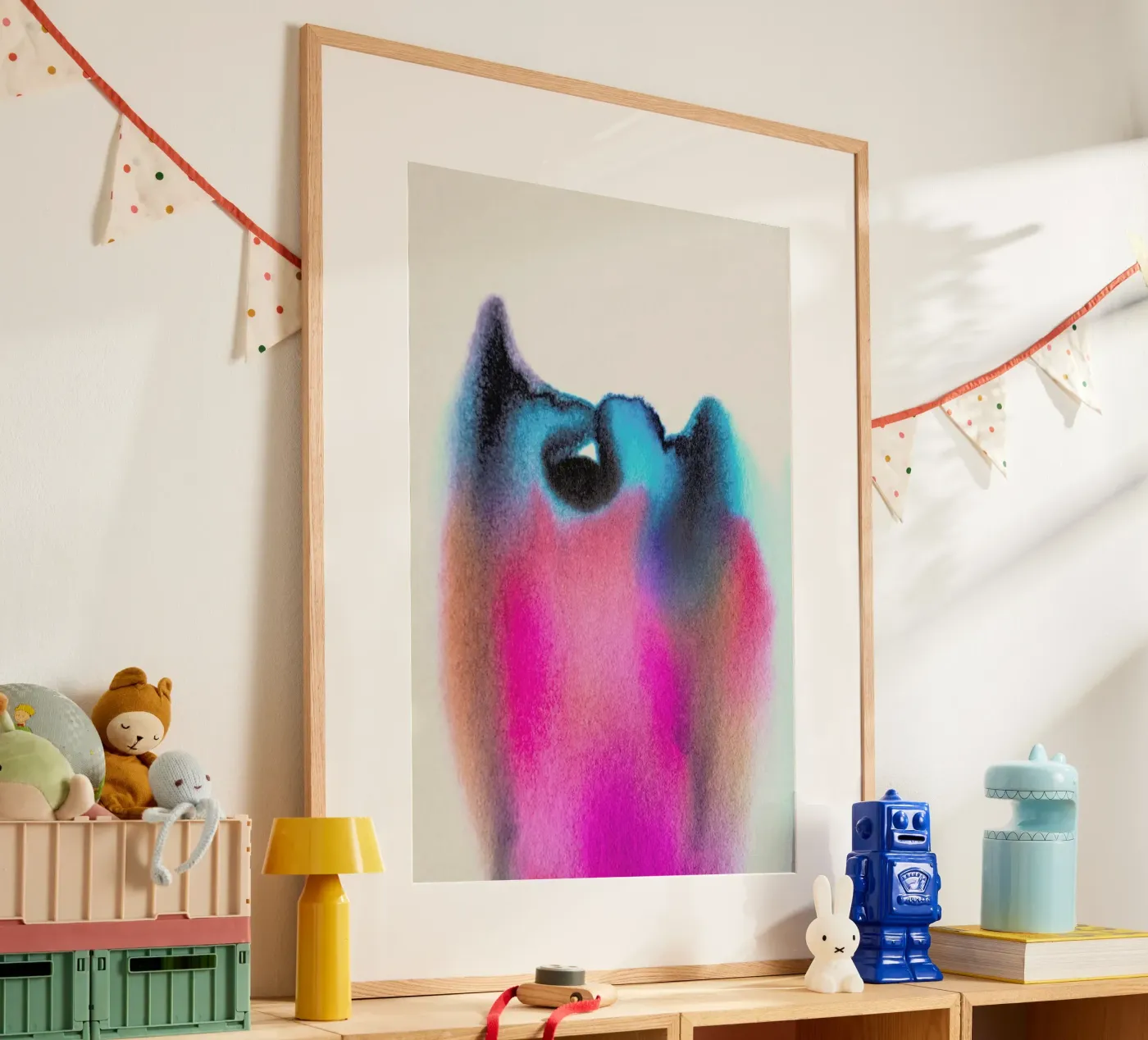 Flames poster van Studio One