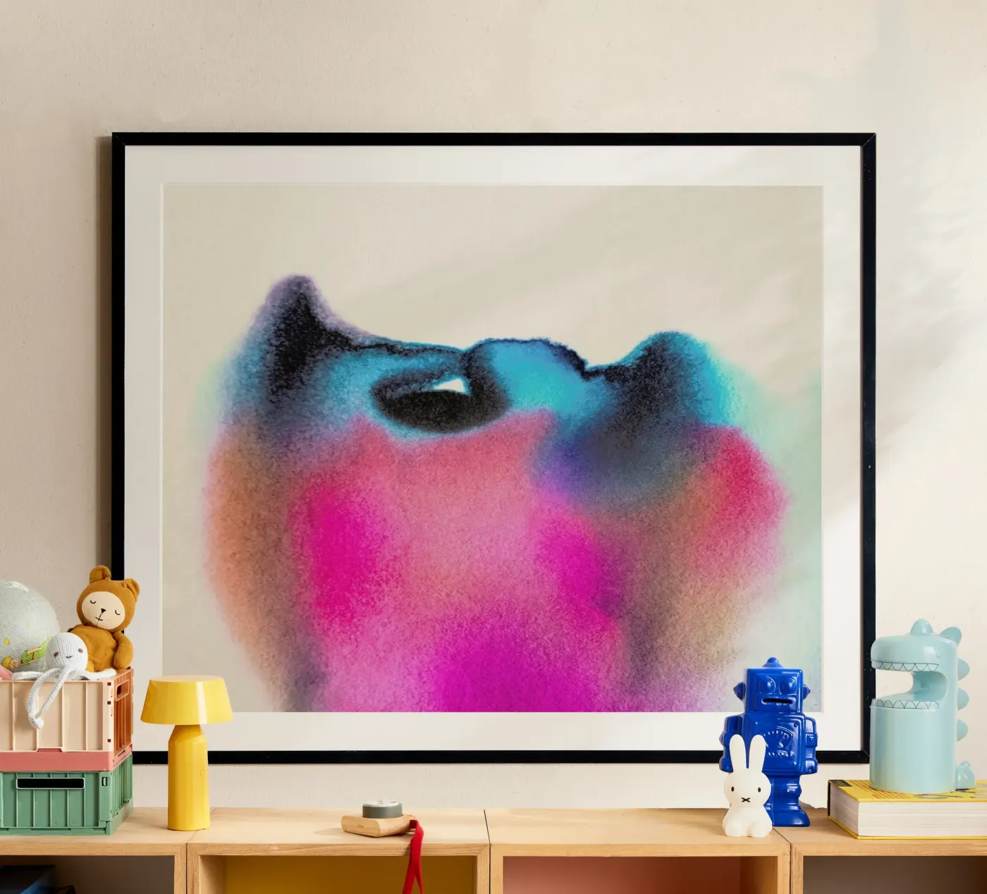 Flames poster van Studio One