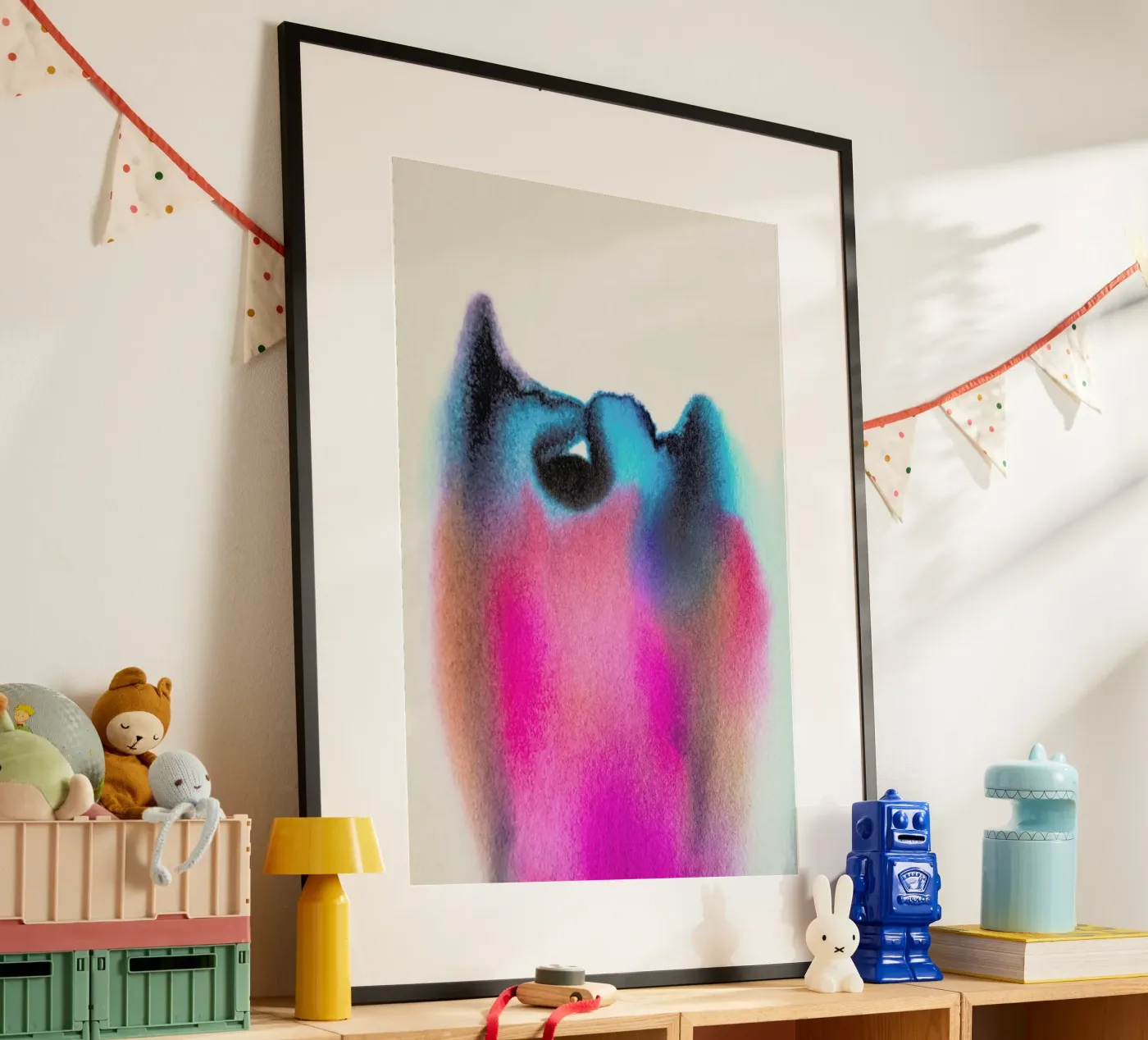 Flames poster van Studio One