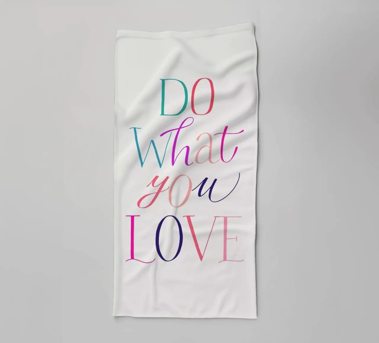 Do what you love towel by Pure