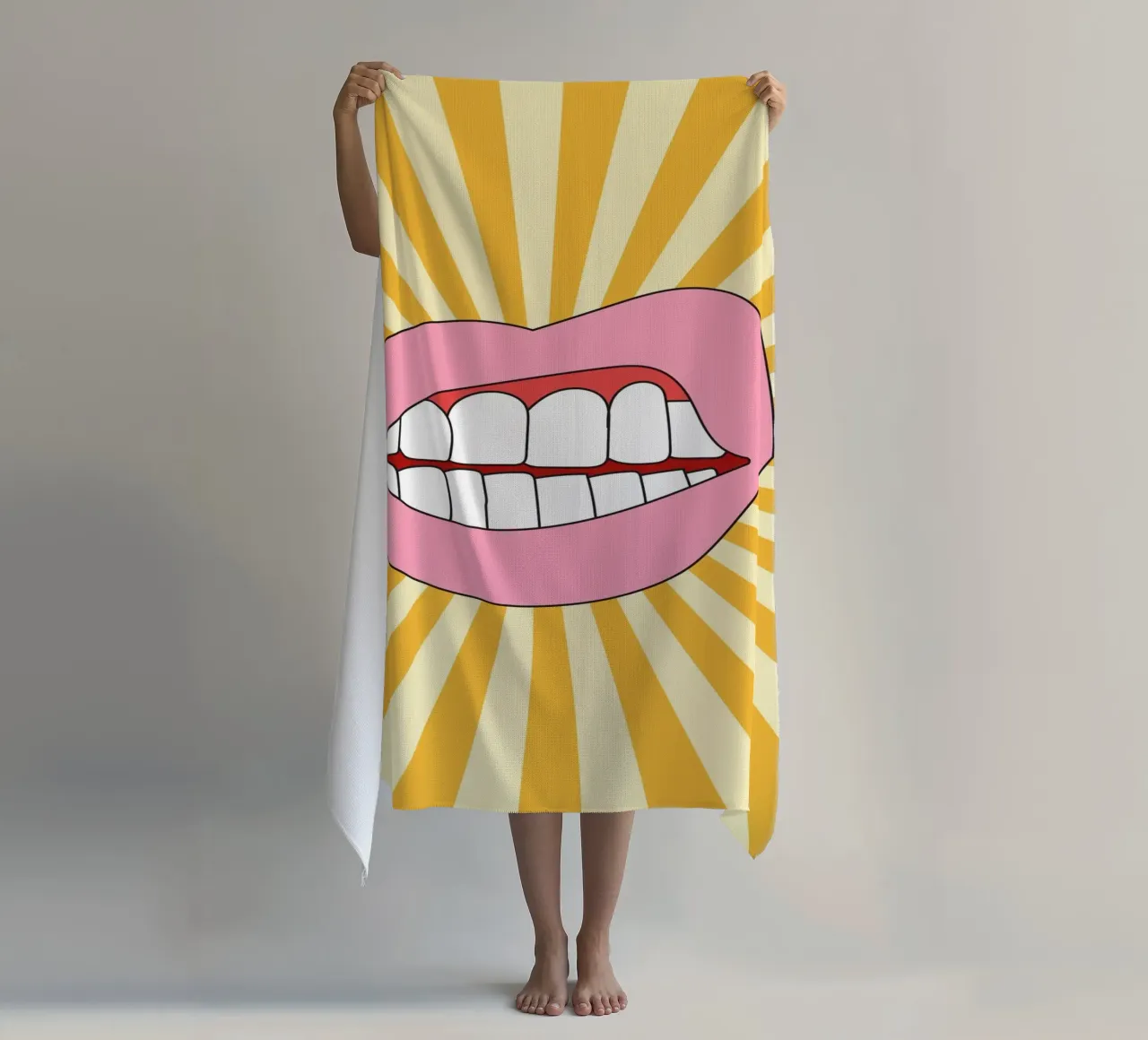 Retro Lip telo mare da galihstudio