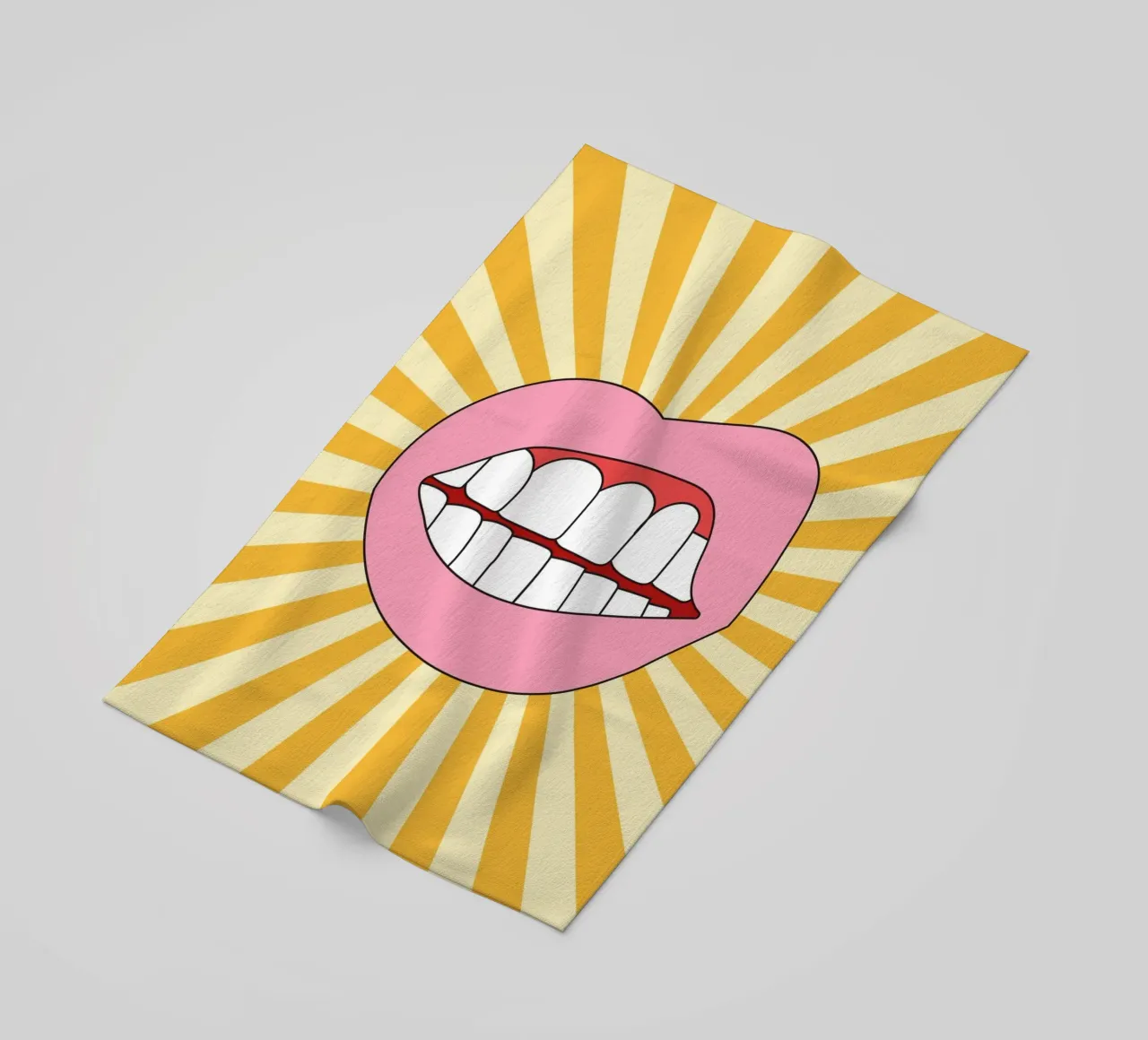 Retro Lip telo mare da galihstudio