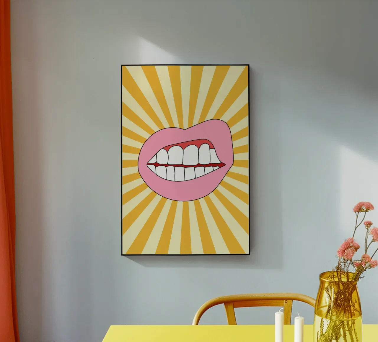 Retro Lip plexiglass da galihstudio