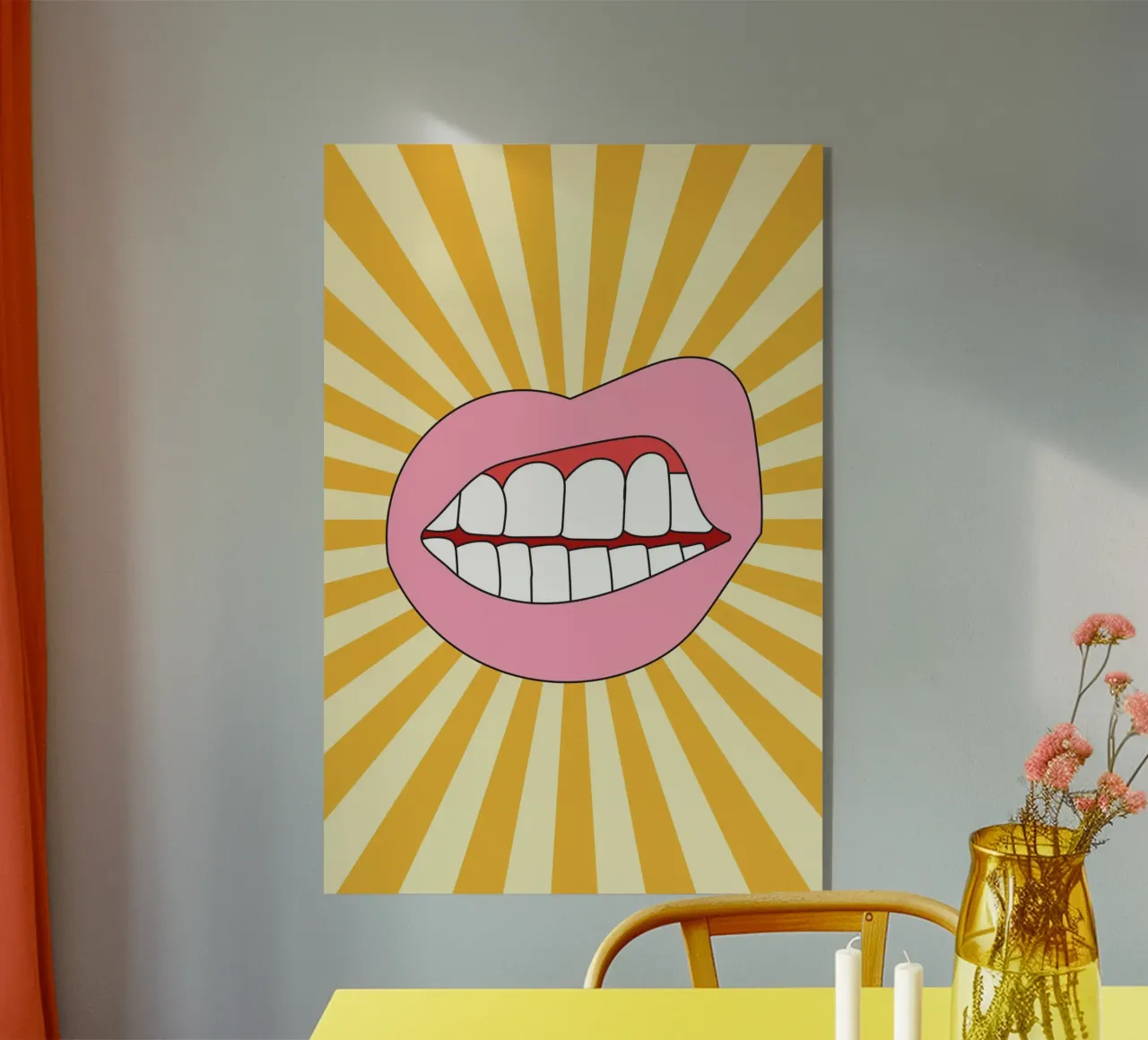 Retro Lip plexiglass da galihstudio