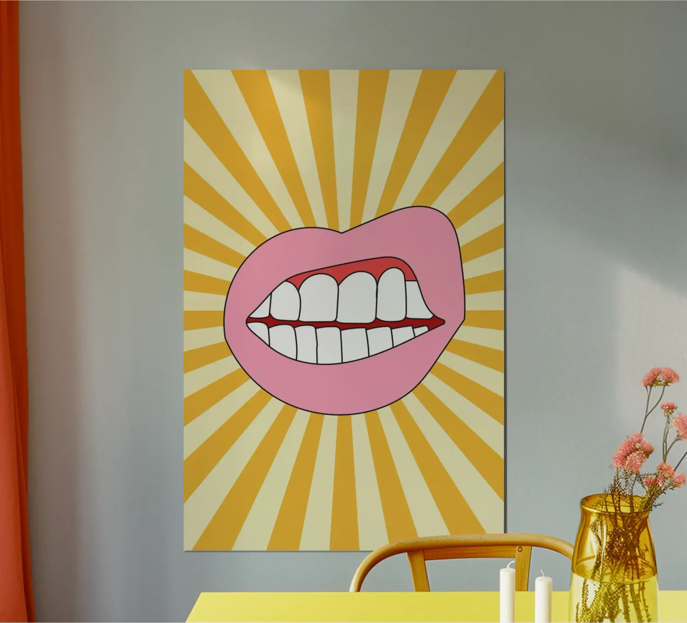 Retro Lip poster da galihstudio