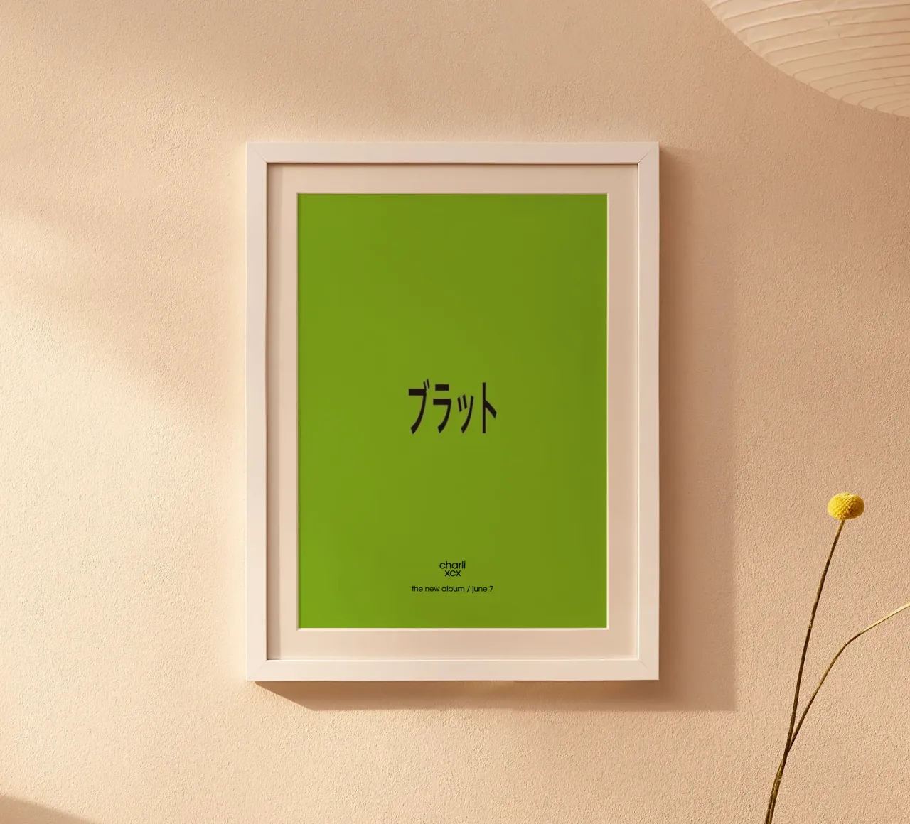 Brat Japanese poster da Attaboy Dsgn