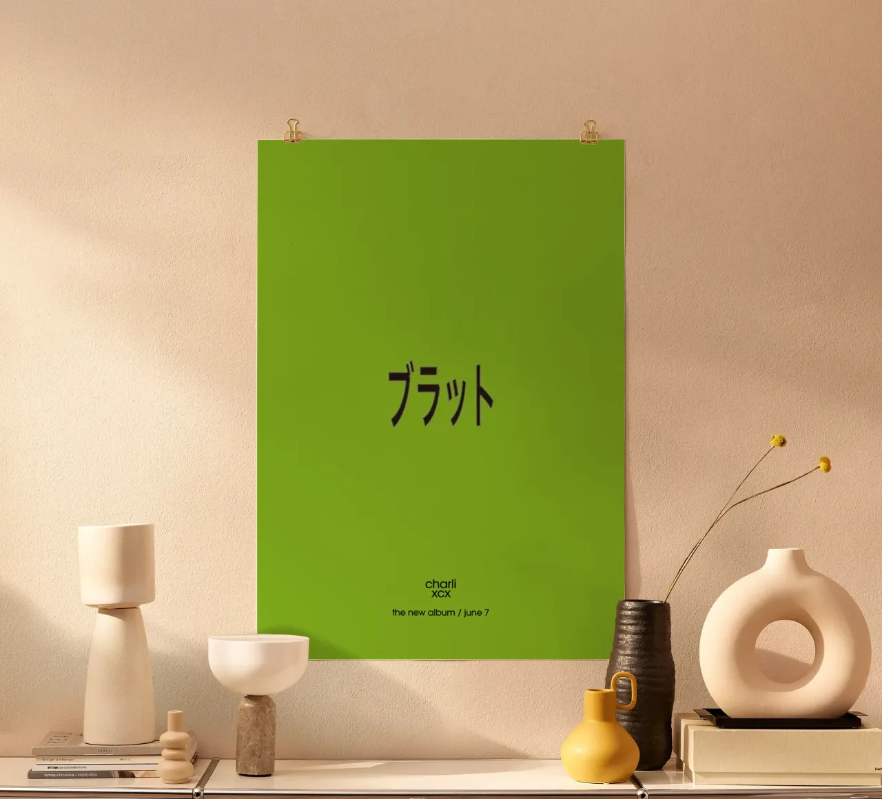 Brat Japanese poster da Attaboy Dsgn
