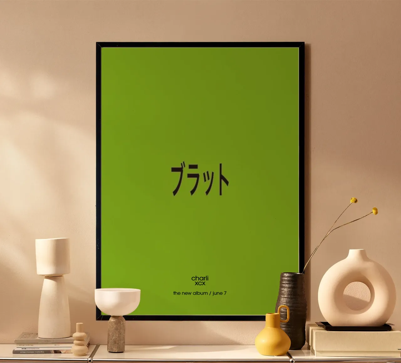 Brat Japanese poster da Attaboy Dsgn