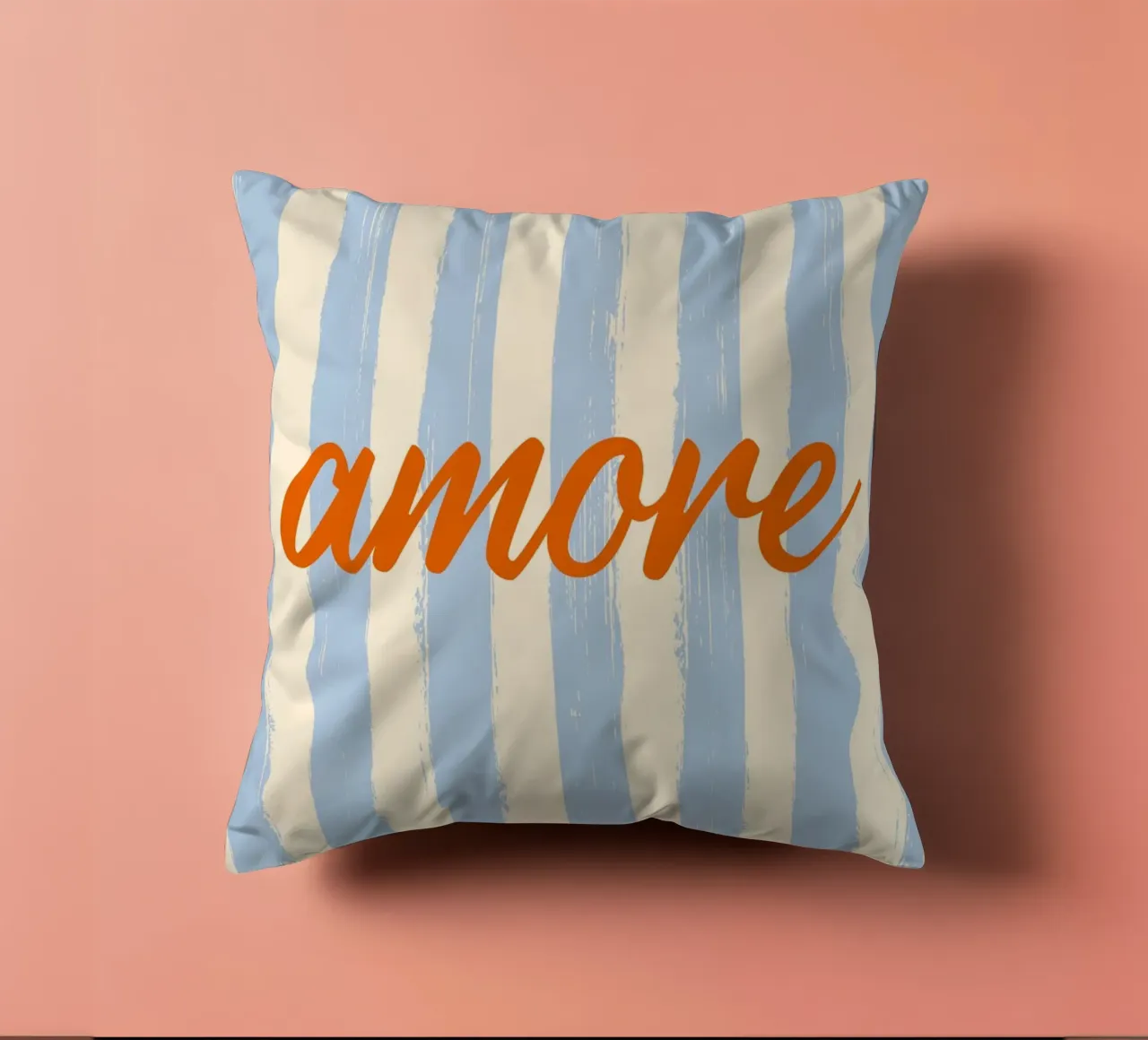 Amore celeste rosso cuscino da pierosvisuals