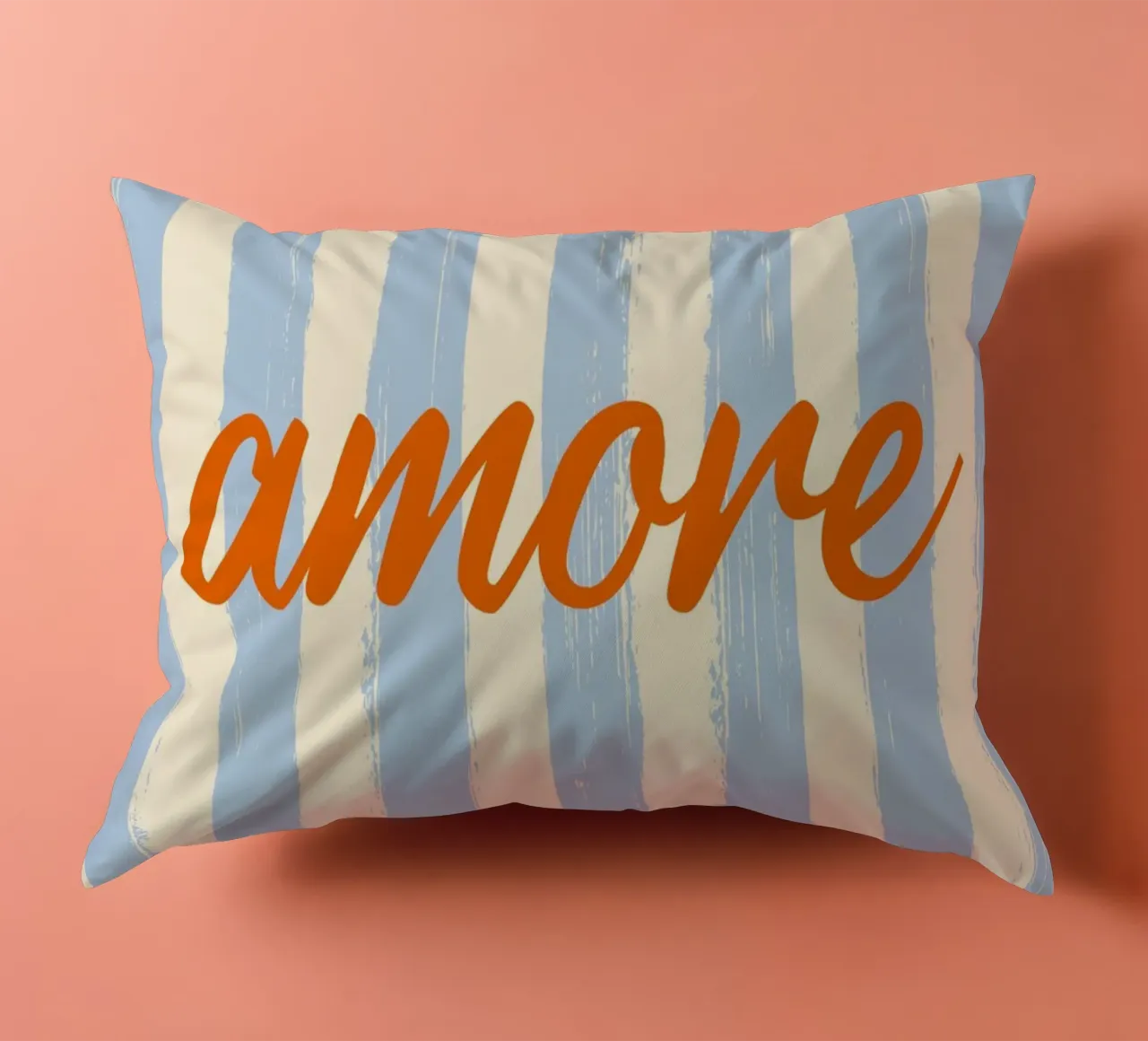 Amore celeste rosso cuscino da pierosvisuals