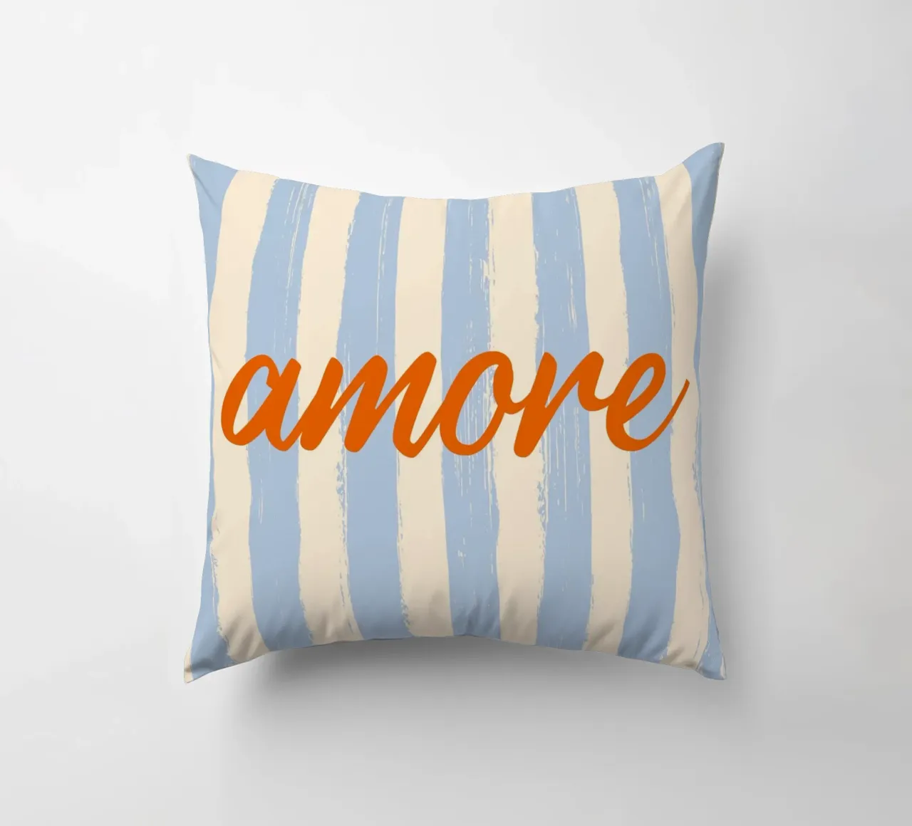 Amore celeste rosso cuscino da pierosvisuals