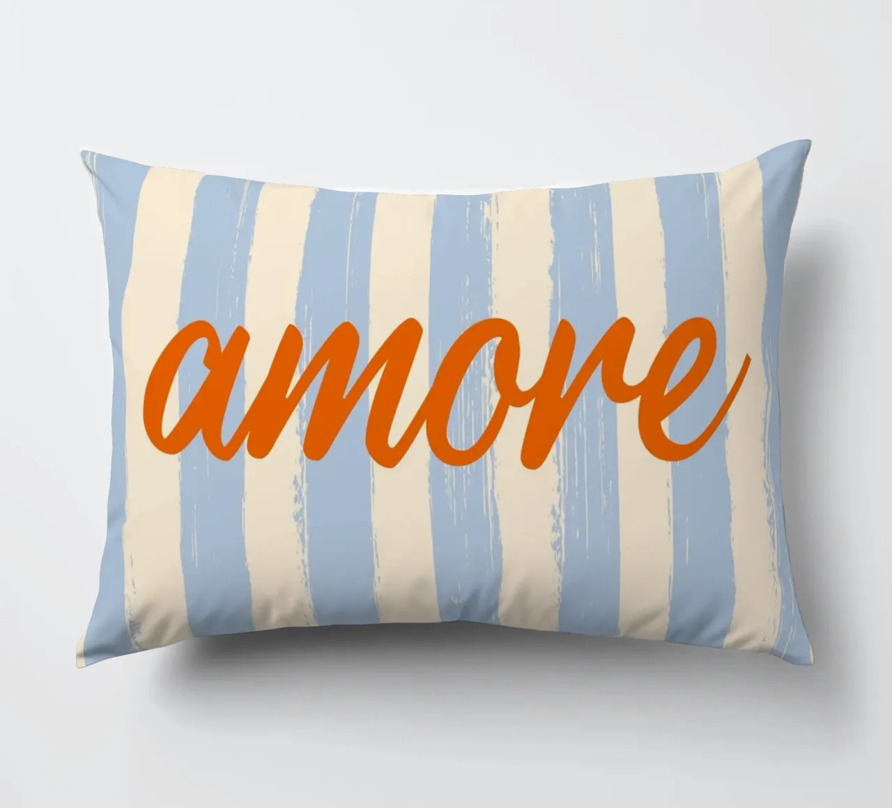 Amore celeste rosso cuscino da pierosvisuals