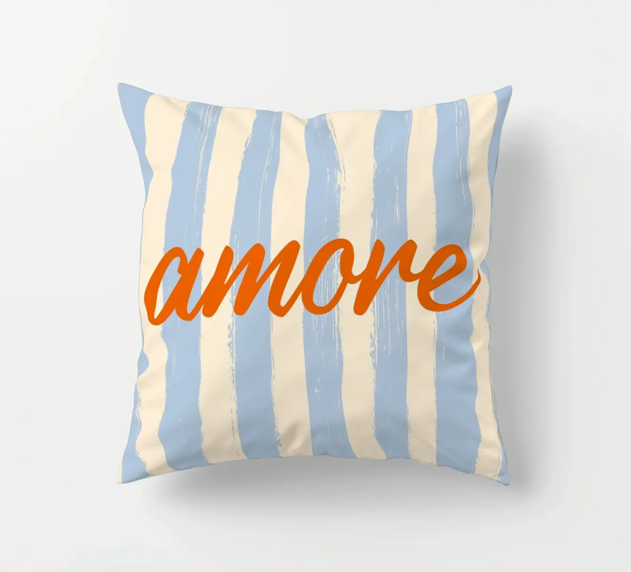Amore celeste rosso cuscino da pierosvisuals