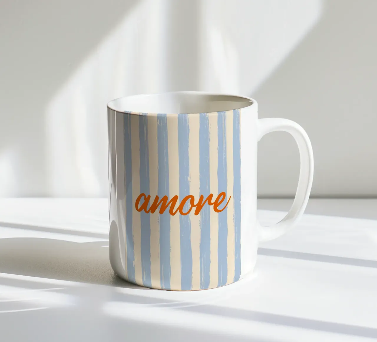 Amore celeste rosso tazza in ceramica da pierosvisuals