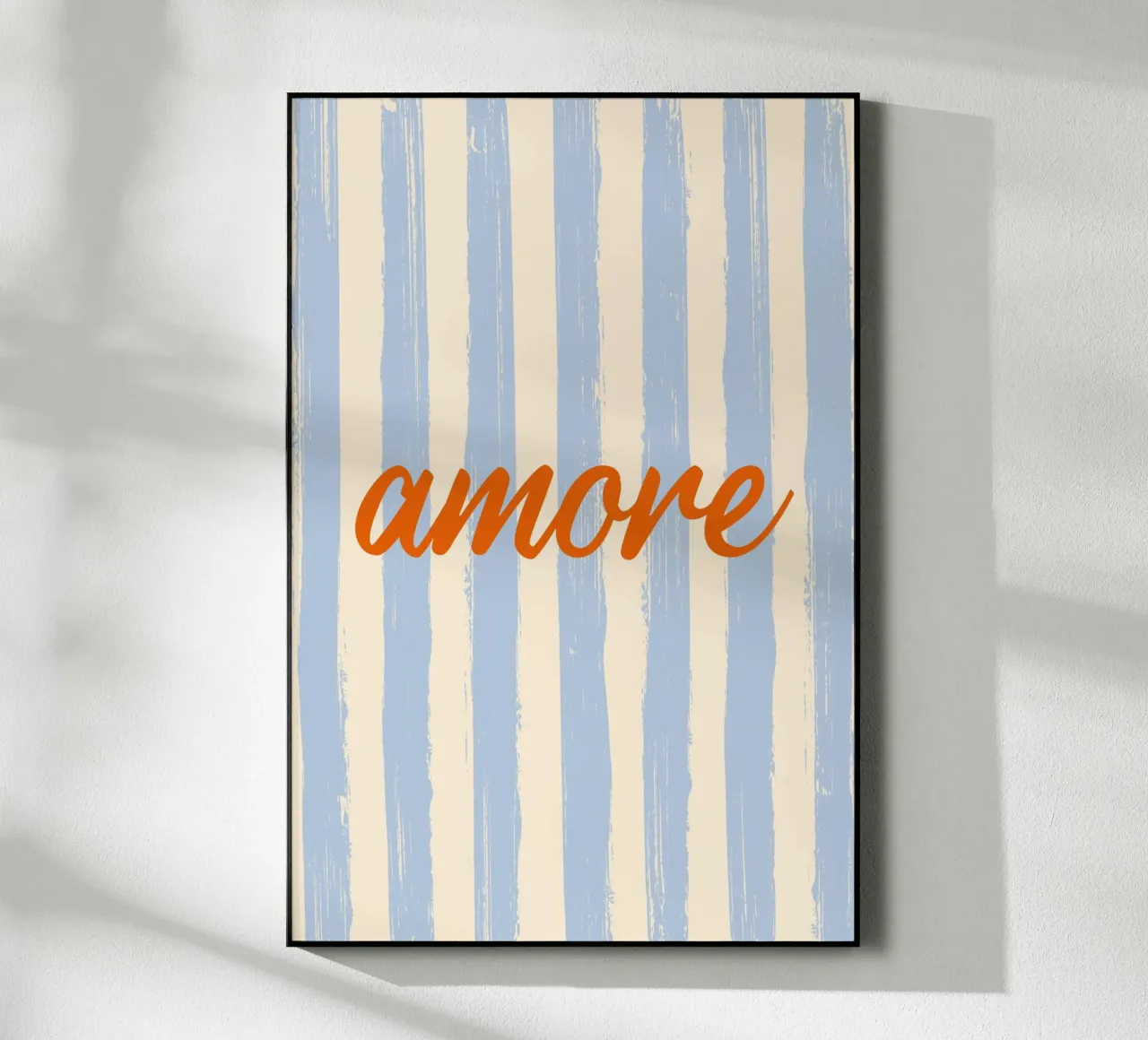 Amore celeste rosso plexiglass da pierosvisuals