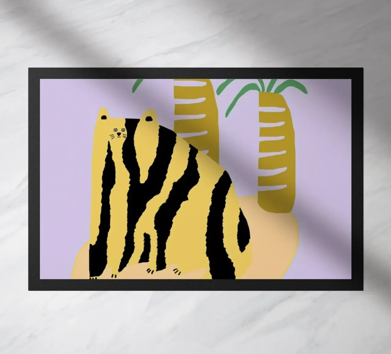 Cat & Palms zerbino da Lora O'Callaghan