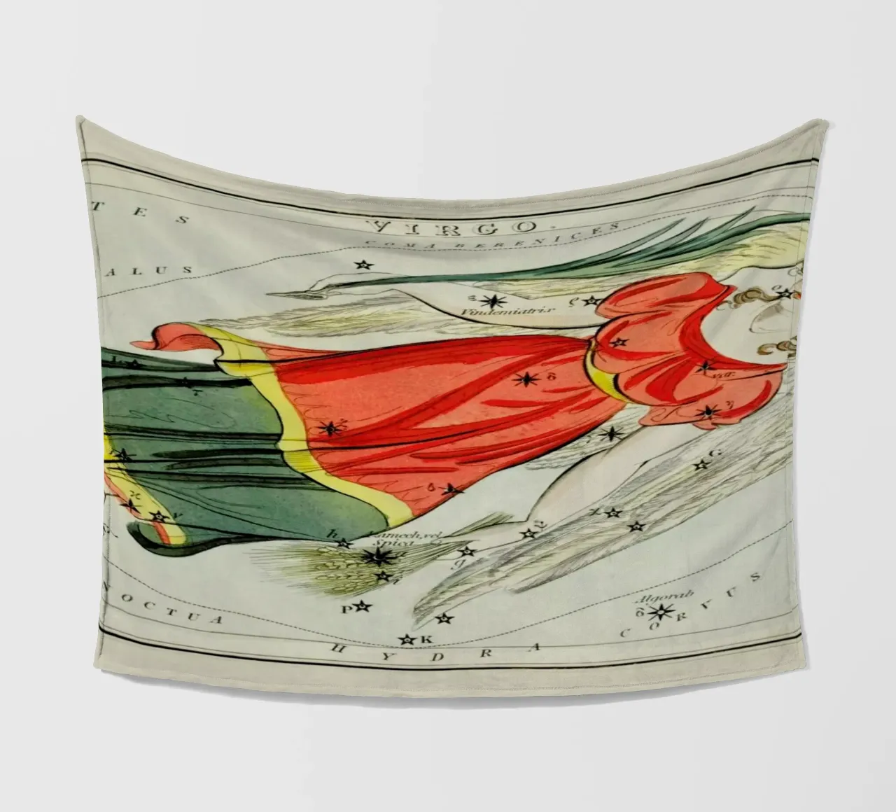 Virgo coperta in pile da Vintage by JUNIQE