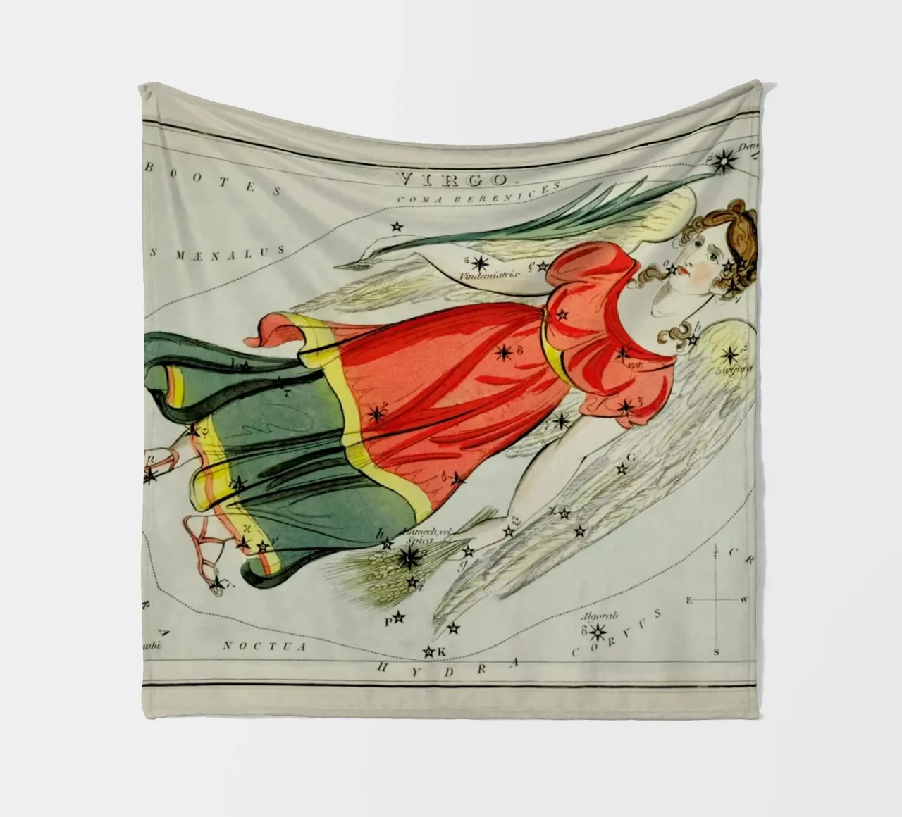 Virgo coperta in pile da Vintage by JUNIQE