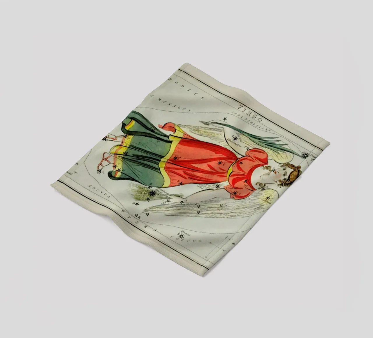 Virgo coperta in pile da Vintage by JUNIQE