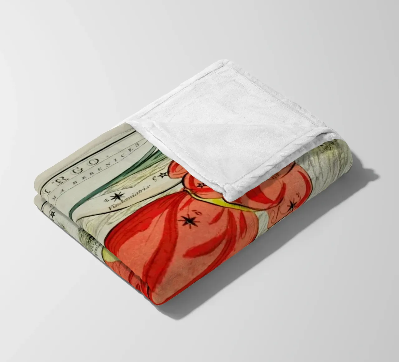 Virgo coperta in pile da Vintage by JUNIQE