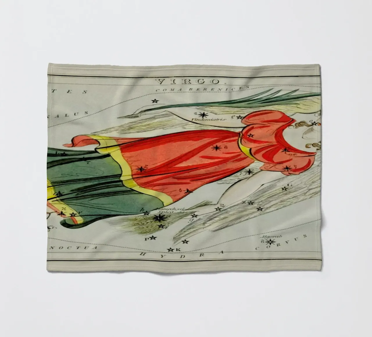 Virgo coperta in pile da Vintage by JUNIQE