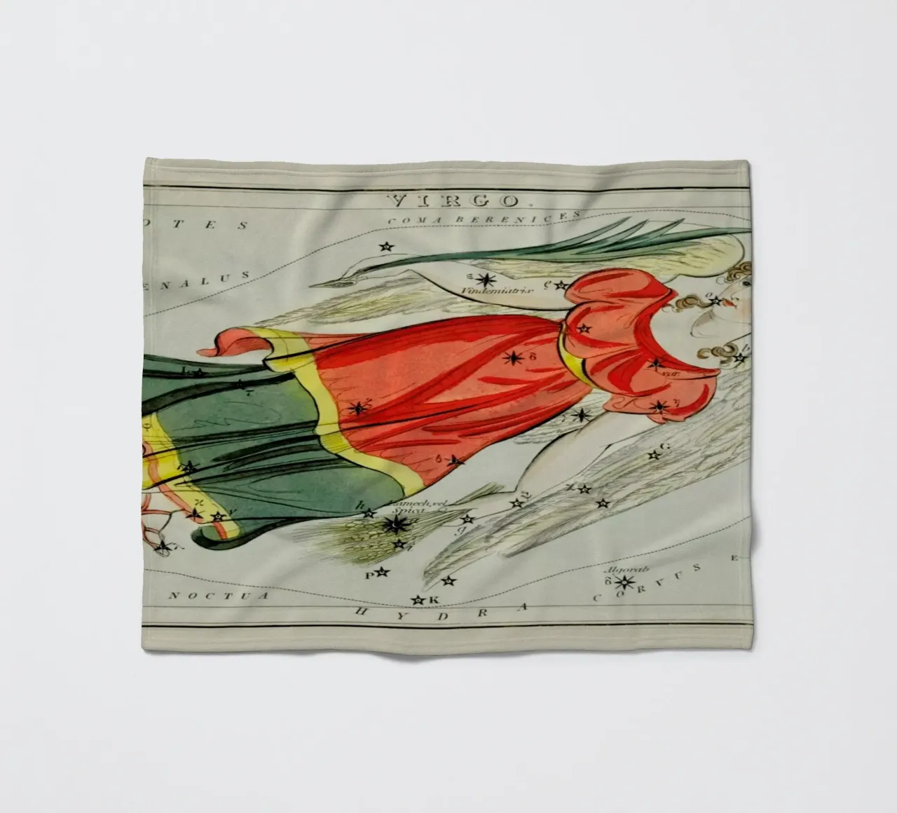 Virgo coperta in pile da Vintage by JUNIQE